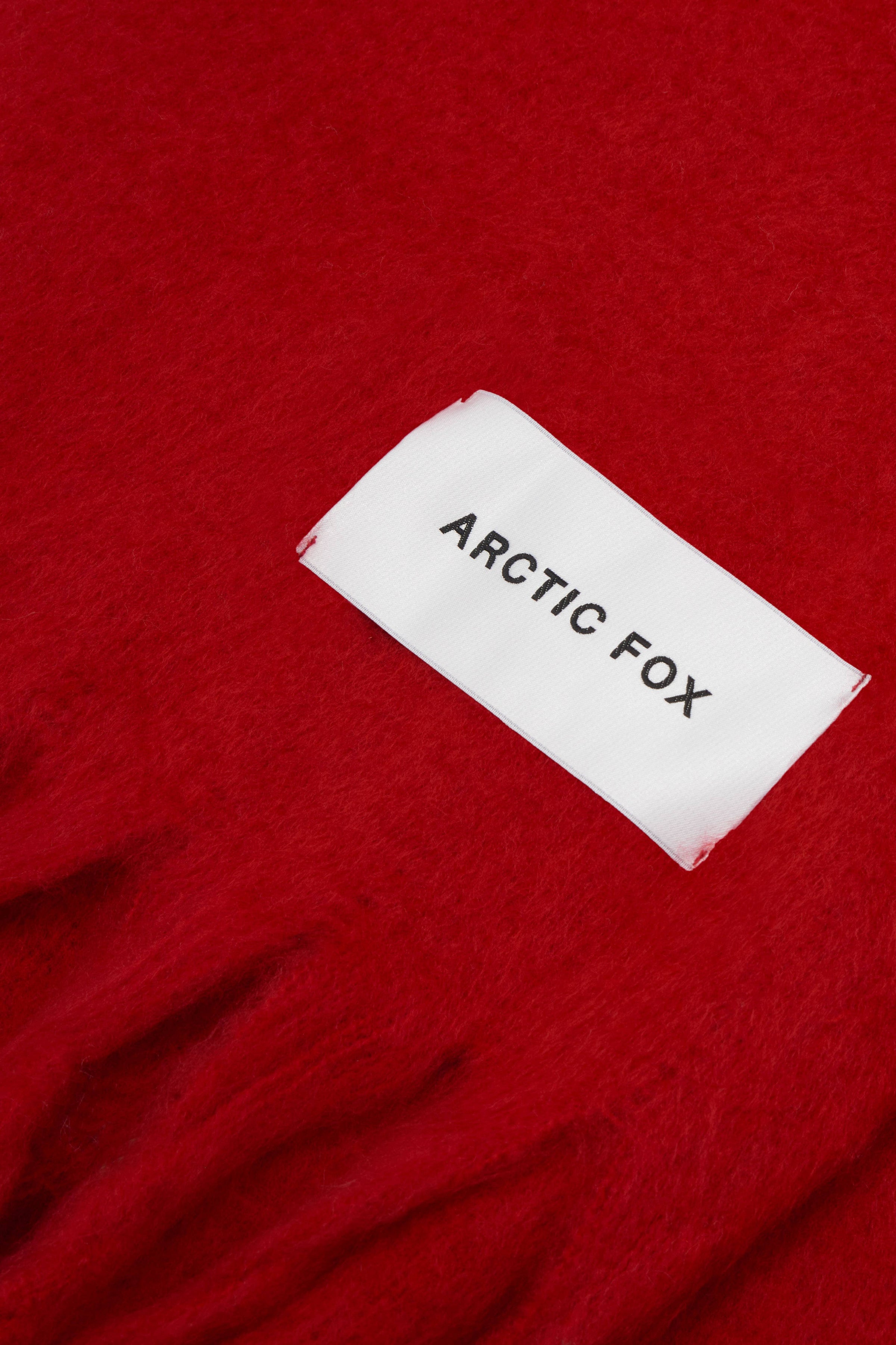The Stockholm Scarf - 100% Recycled - Crimson Red *FINAL SALE